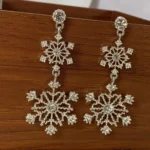 گوشواره دانه برفی آویز خاص - Image 4