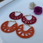 گوشواره نخی ساده و مینیمال - Image 2