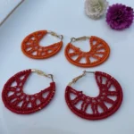 گوشواره نخی ساده و مینیمال