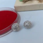 گوشواره نگین دار دایره ای - Image 2
