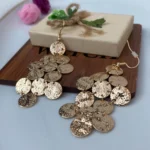 گوشواره خوشه انگوری طلایی