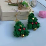 گوشواره طرح درخت کریسمس