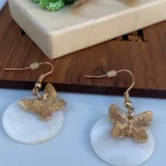 گوشواره طرح پروانه دار