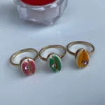 انگشتر طرح صدف دریایی
