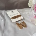 گردنبند طرح پروانه بزرگ - Image 2