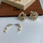 دو جفت گوشواره طرح زیگزاگی