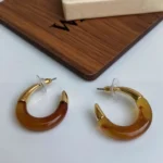 گوشواره خاص قهوه ای - Image 2
