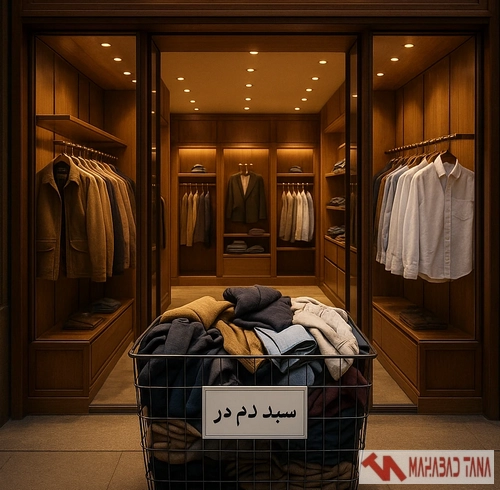  عکس مغازه سبد دم در تاناکورای مهاباد