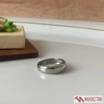 انگشتر ساده استیل براق - Image 2