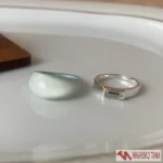 انگشتر زنانه دوتایی با طراحی خاص