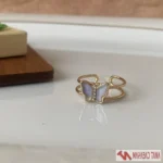 انگشتر زنانه طرح پروانه ظریف